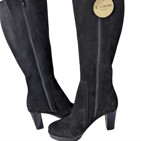 NEW.. La Canadienne Leif Waterproof Boot In Black...Size 8.5 - Picture 5 of 10